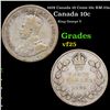 1928 Canada 10 Cents 10c KM-23a Grades vf+