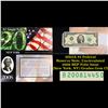 Image 1 : 2003A $2 Federal Reserve Note, Uncirculated 2008 BEP Folio Issue (New York, NY) Grades Gem CU