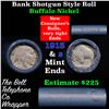 Image 1 : Buffalo Nickel Shotgun Roll in Old Bank Style 'Bell Telephone'  Wrapper 1913 & S Mint Ends.
