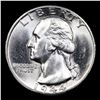 Image 2 : 1944-d Washington Quarter 25c Grades GEM+ Unc
