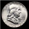 Image 2 : 1949-s Franklin Half Dollar 50c Grades Choice Unc FBL