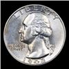 Image 2 : 1943-p Washington Quarter 25c Grades Choice Unc