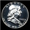 Image 2 : Proof 1963 Franklin Half Dollar 50c Grades GEM Proof