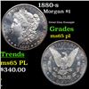 Image 1 : 1880-s Morgan Dollar $1 Grades GEM Unc PL
