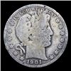 Image 2 : 1901-p Barber Half Dollars 50c Grades vg, very good
