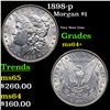Image 1 : 1898-p Morgan Dollar $1 Grades Choice+ Unc