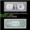 Image 1 : 1957B $1 Blue Seal Silver Certificate Grades Choice CU