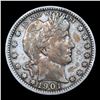 Image 2 : 1901-p Barber Quarter 25c Grades vf++