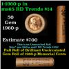 Image 1 : Shotgun Lincoln 1c roll, 1960-p 50 pcs Brandt Wrapper.