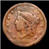 Image 2 : 1838 Coronet Head Large Cent 1c Grades f, fine