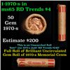 Image 1 : Shotgun Lincoln 1c roll, 1970-s 50 pcs Coin-Tainer Wrapper.