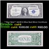 Image 1 : **Star Note** 1957B $1 Blue Seal Silver Certificate Grades Choice CU