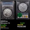 Image 1 : PCGS 2021-s Morgan Dollar $1 Graded ms70 By PCGS