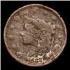 Image 2 : 1837 Small Letters Coronet Head Large Cent 1c Grades vg details