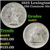 Image 1 : 1925 Lexington Old Commem Half Dollar 50c Grades Select+ Unc