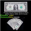 Image 1 : Group of 10 $1 Federal Reserve Notes, Series 1963 to 2009, All CU Grade Grades Select CU