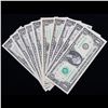 Image 6 : Group of 10 $1 Federal Reserve Notes, Series 1963 to 2009, All CU Grade Grades Select CU