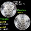 Image 1 : 1882-p Morgan Dollar $1 Grades Select+ Unc