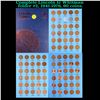 Image 1 : Complete Lincoln 1c Whitman folder #2, 1941-1976, 90 coins.