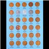 Image 3 : Complete Lincoln 1c Whitman folder #2, 1941-1976, 90 coins.