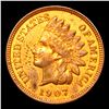 Image 2 : 1907 Indian Cent 1c Grades Select Unc RD