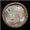 Image 2 : ***Auction Highlight*** Solid Uncirculated Peace silver dollar roll 1923 & P Ends, 20 coins (fc)