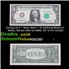 Image 1 : Group of 5 **Star Note** $1 Federal Reserve Notes, Series 1963 to 2009, XF to CU Grade Grades Choice