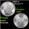 Image 1 : 1885-o Morgan Dollar $1 Grades Choice Unc