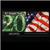 Image 2 : 2003A $2 Federal Reserve Note, Uncirculated 2008 BEP Folio Issue (Atlanta, GA) Grades Gem CU