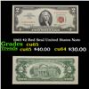 Image 1 : 1963 $2 Red Seal United States Note Grades Gem CU