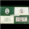 Image 1 : 1999 $5 Federal Reserve Note, Low Numbered Uncirculated 2000 BEP Folio Issue Grades Gem CU