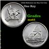 Image 1 : (1946) Bahamas one Key Cat Coin Grades Select Unc