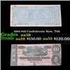 Image 1 : 1864 $10 Confederate Note, T68 Grades Choice AU/BU Slider