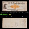 1873 Banking House of R.B. Surtherland & Sons Check For $400 Grades NG