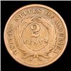 Image 3 : 1865 Plain 5  Two Cent Piece 2c Grades vf+