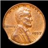 Image 2 : 1957-p Lincoln Cent Mint Error 1c Grades Choice Unc BN