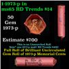 Image 1 : Lincoln 1c roll, 1973-p 50 pcs Vintage "Steel-Strong" Tubular Wrapper.