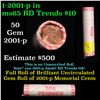 Image 1 : Shotgun Lincoln 1c roll, 2001-p 50 pcs N.F String & Son Wrapper.