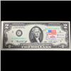 Image 2 : 1976 $2 Federal Reserve Note 1st Day of Issue, with Stamp (Philadelphia, PA) Grades Gem CU