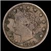 Image 2 : 1883 n/c Liberty Nickel 5c Grades vf+