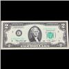 Image 2 : **Star Note** 1976 $2 Green Seal Federal Reserve Note (Philadelphia, PA) Grades Gem CU