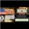 Image 1 : 2003A $2 Federal Reserve Note, Uncirculated 2009 BEP Folio Issue (San Francisco, CA) Grades Gem CU