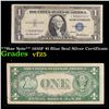 **Star Note** 1935F $1 Blue Seal Silver Certificate Grades vf+