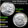 Image 1 : 1936 Robinson Old Commem Half Dollar 50c Grades Select+ Unc