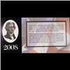 Image 3 : 2003A $2 Federal Reserve Note, Uncirculated 2008 BEP Folio Issue (Dallas, TX) Grades Gem CU