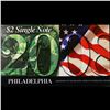 Image 2 : 2003A $2 Federal Reserve Note, Uncirculated 2008 BEP Folio Issue (Philadelphia, PA) Grades Gem CU