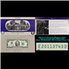 Image 1 : 2003A $2 Federal Reserve Note, Uncirculated 2011 BEP Folio Issue (Richmond, VA) Grades Gem CU