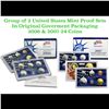 Image 1 : Group of 2 United States Mint Proof Sets 2006-2007 24 coins.