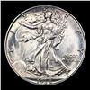 Image 2 : ***Auction Highlight*** 1938-d Walking Liberty Half Dollar 50c Graded Choice Unc By USCG (fc)