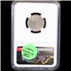 Image 3 : NGC 1883 Shield Nickel 5c Graded ms62 By NGC